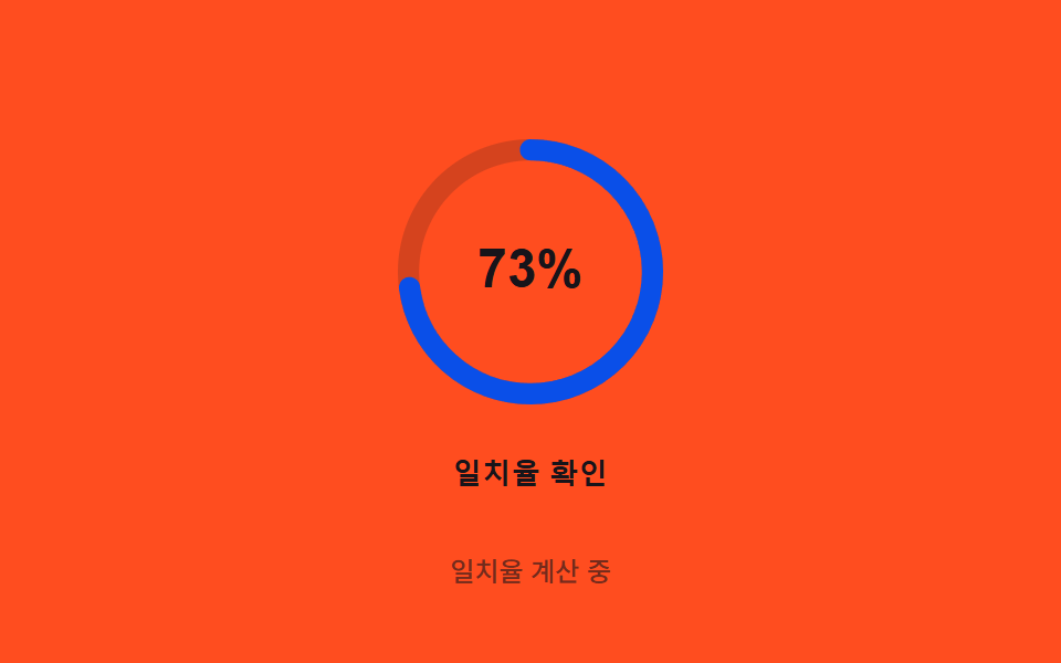 링 오버슛 — 원형 진행 링이 각도 값으로 채워지다 처리가 끝나는 순간 관성 값만큼 살짝 지나쳤다 되돌아오는 방식