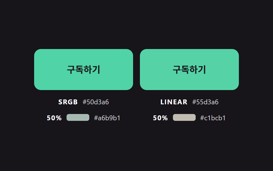 밝기 보정 섞기와 그냥 섞기를 나란히