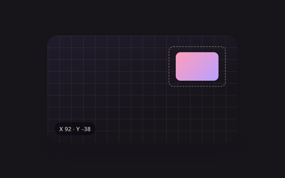 Resize Handle UI — 9 Free-Transform Patterns - preview of all 9 demos
