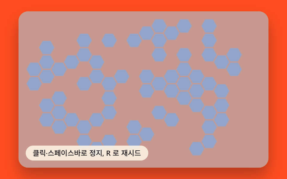 Honeycomb-Grid Automaton Whose State Splits on a Six-Neighbor Count Value