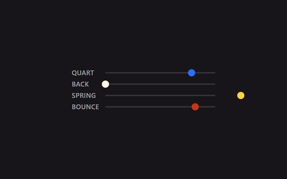 Demo so sánh easing