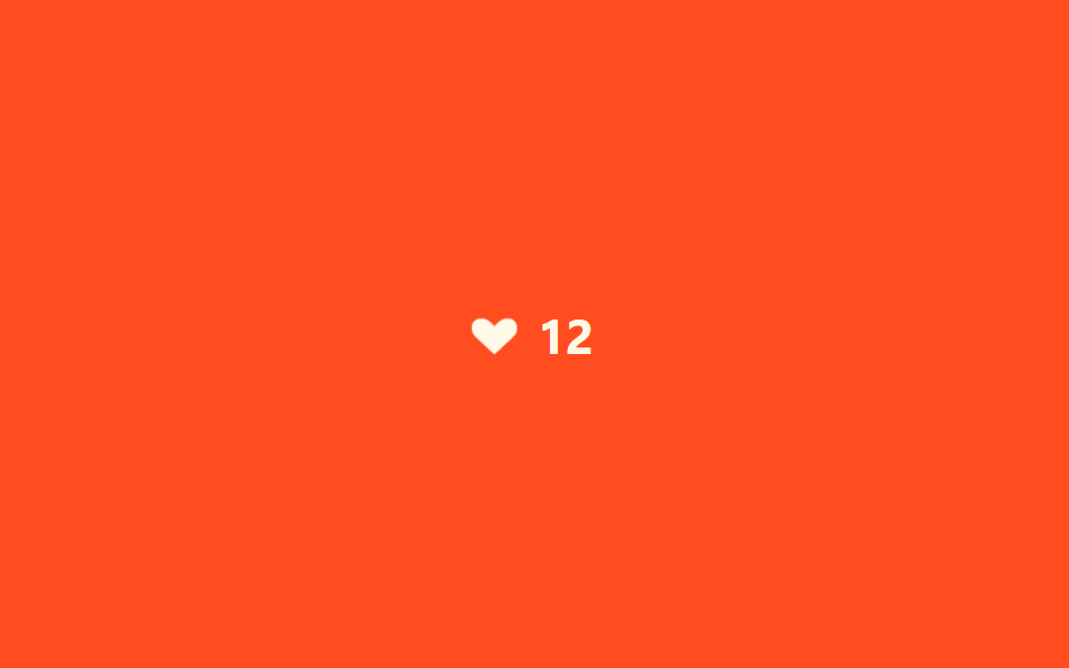 Like count sync — 9 CSS Heart Animations — One Line, Copy-Paste