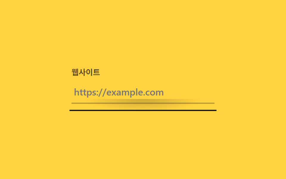 밑줄 확장 포커스 — CSS 입력창 검색창 포커스 애니메이션 9종 — 한 줄 복붙으로