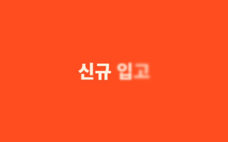 흔들리는 강조