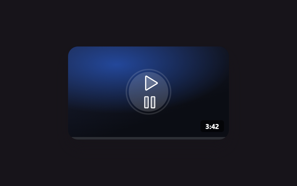 영상 임베드 재생 버튼 오버레이