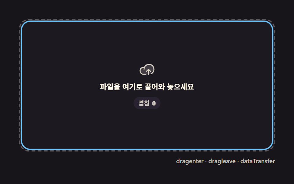 파일 업로드 진행률 로더 9종 — 드래그부터 체크까지 계산