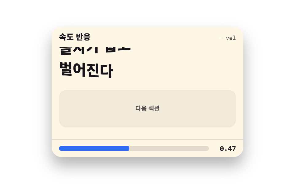 속도 반응